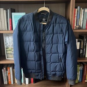 Aether Men's Navy Bomber Jacket